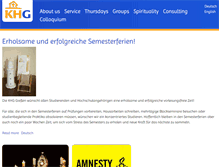 Tablet Screenshot of khg-giessen.de